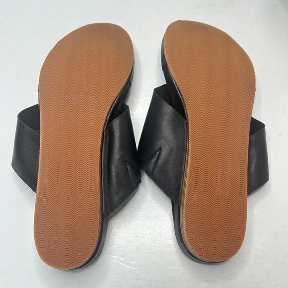 Softwalk Chandler Leather Thong Sandals Black S2306-001 Women's 12W NWOB - Picture 9 of 9